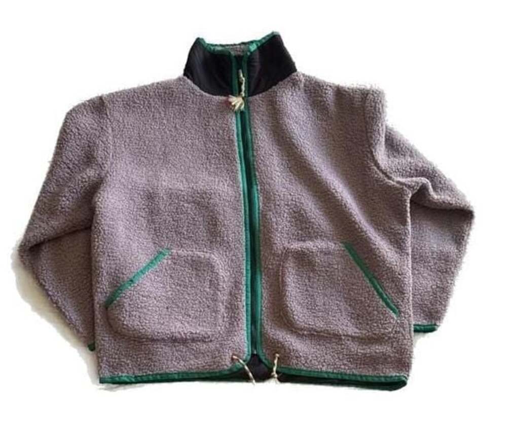 Jungles Jungles Solace Zip Thru Sherpa Jacket Purple Size Small